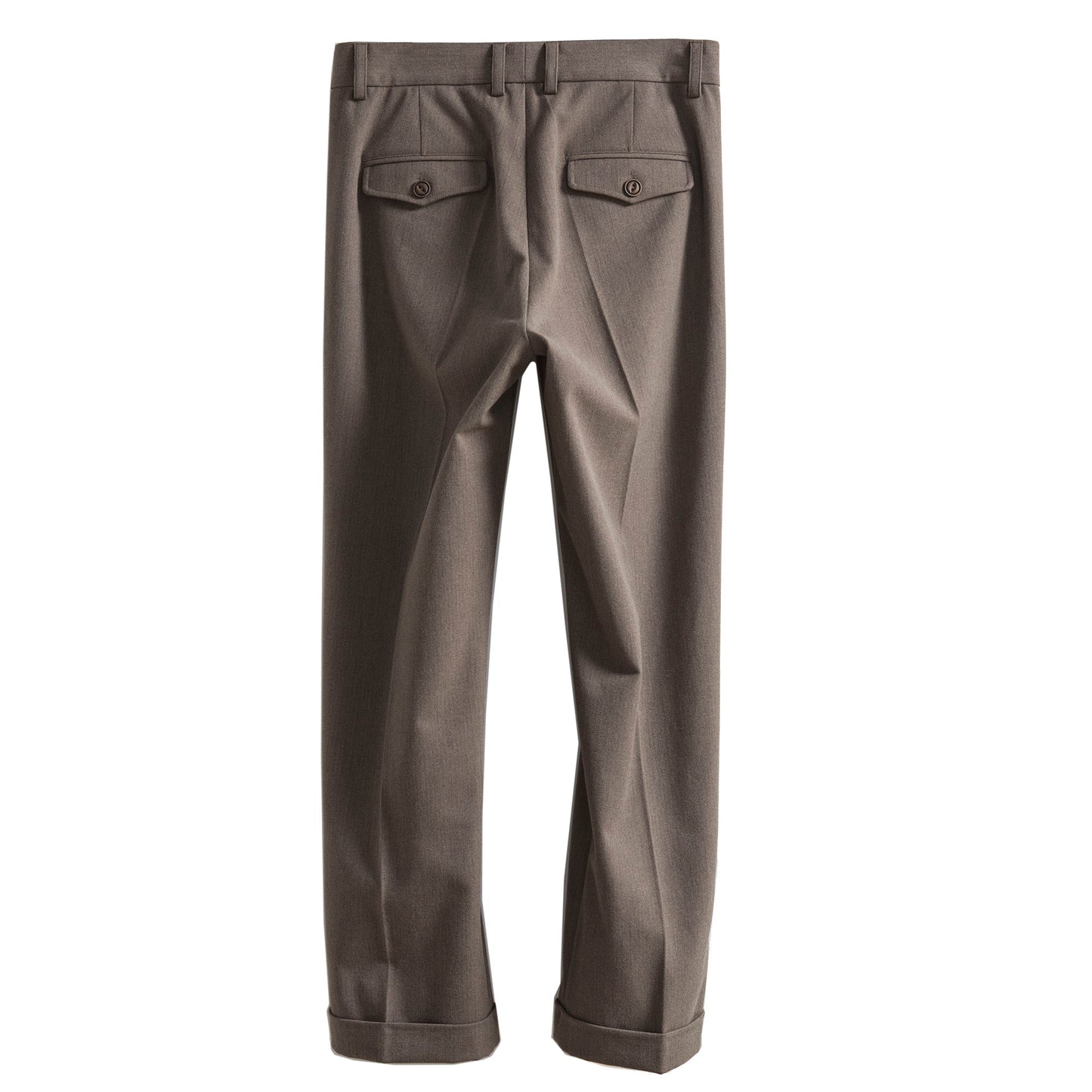 British style high-end suit pants men's autumn and winter retro style handsome casual nine-point pants drape straight trousers