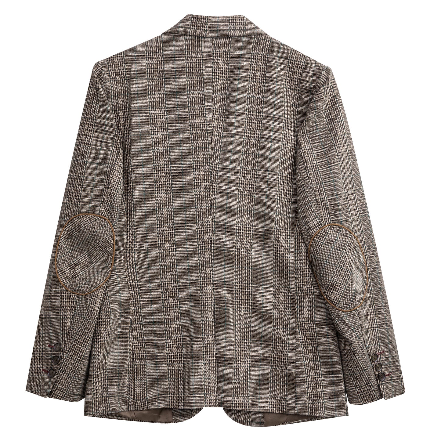 British style retro houndstooth men's suits autumn and winter handsome suits casual plaid suit jacket wedding dress