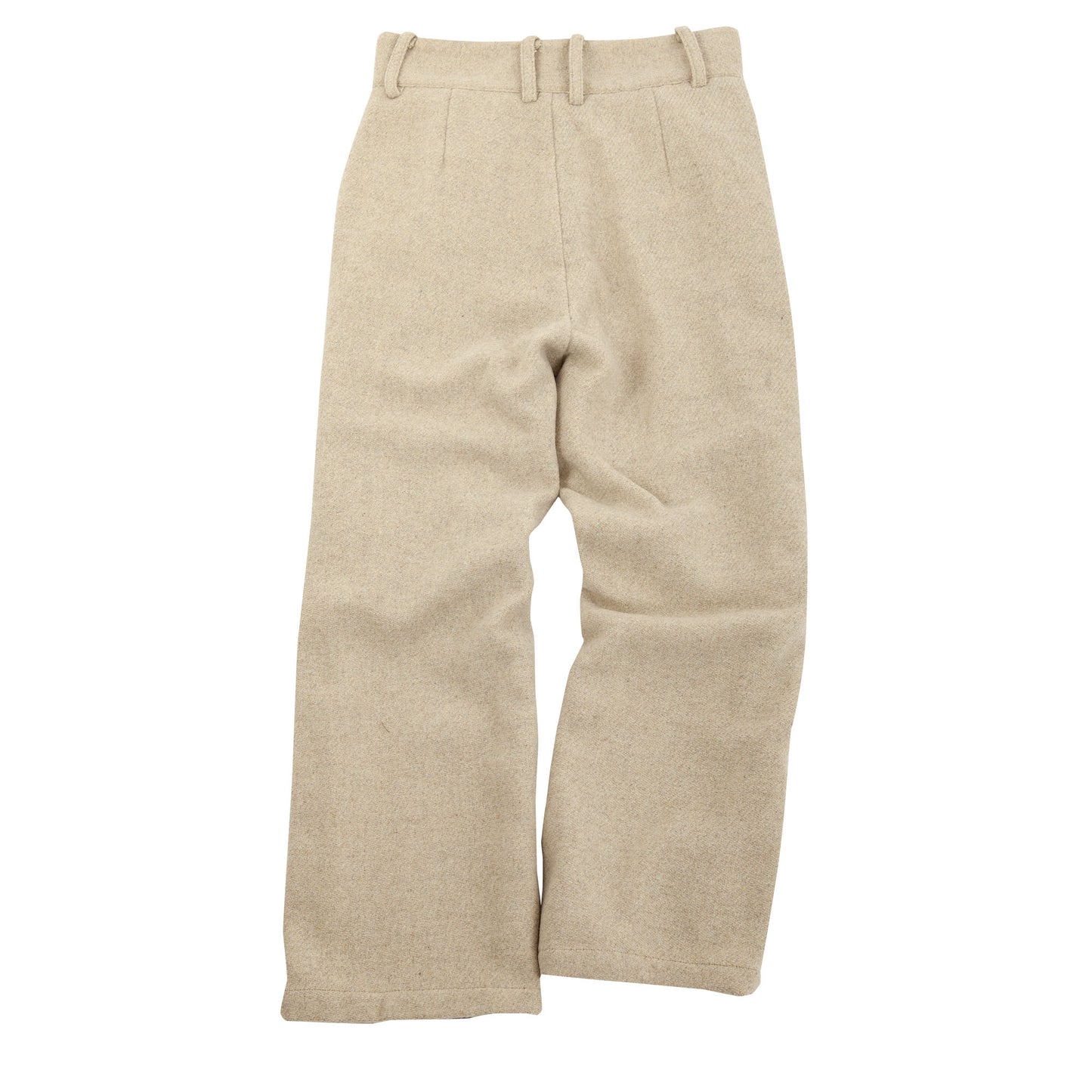 British retro wool high waist pants for men Business casual straight loose wool suit trousers