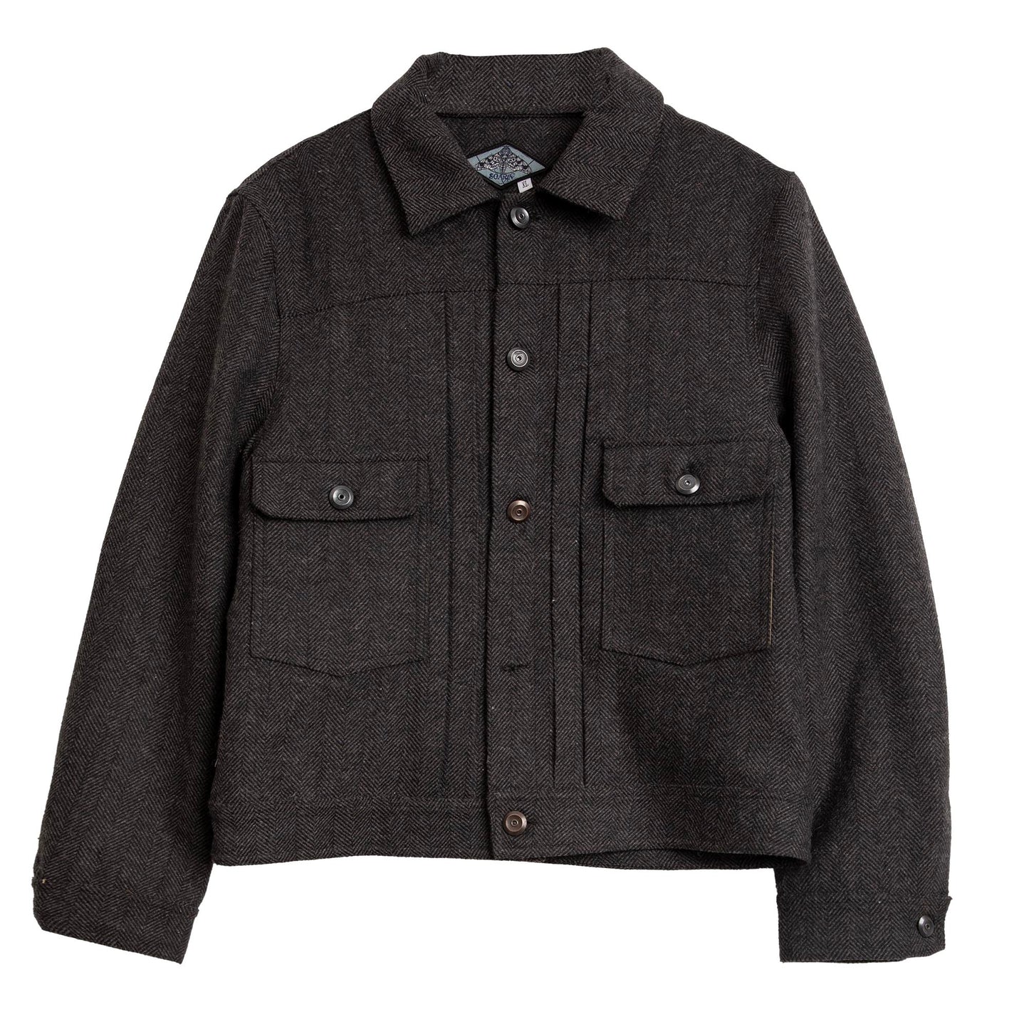 American retro style heavyweight work jacket men's Ami khaki motorcycle clothing casual wool ranch coat