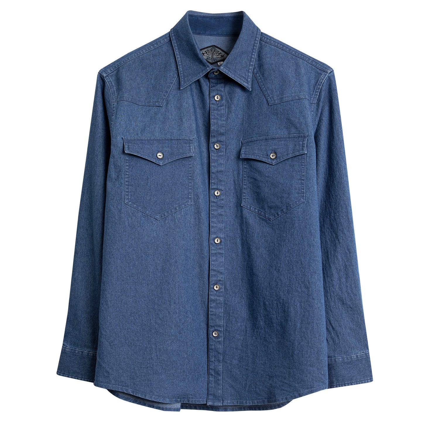 American retro style workwear denim shirt men's Ami Khaki autumn and winter heavy casual long-sleeved shirt jacket