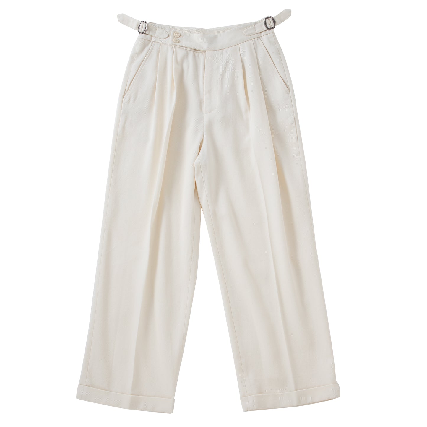 SOARIN Italian Naples white trousers men's Tencel business gentleman commuting straight drape long trousers
