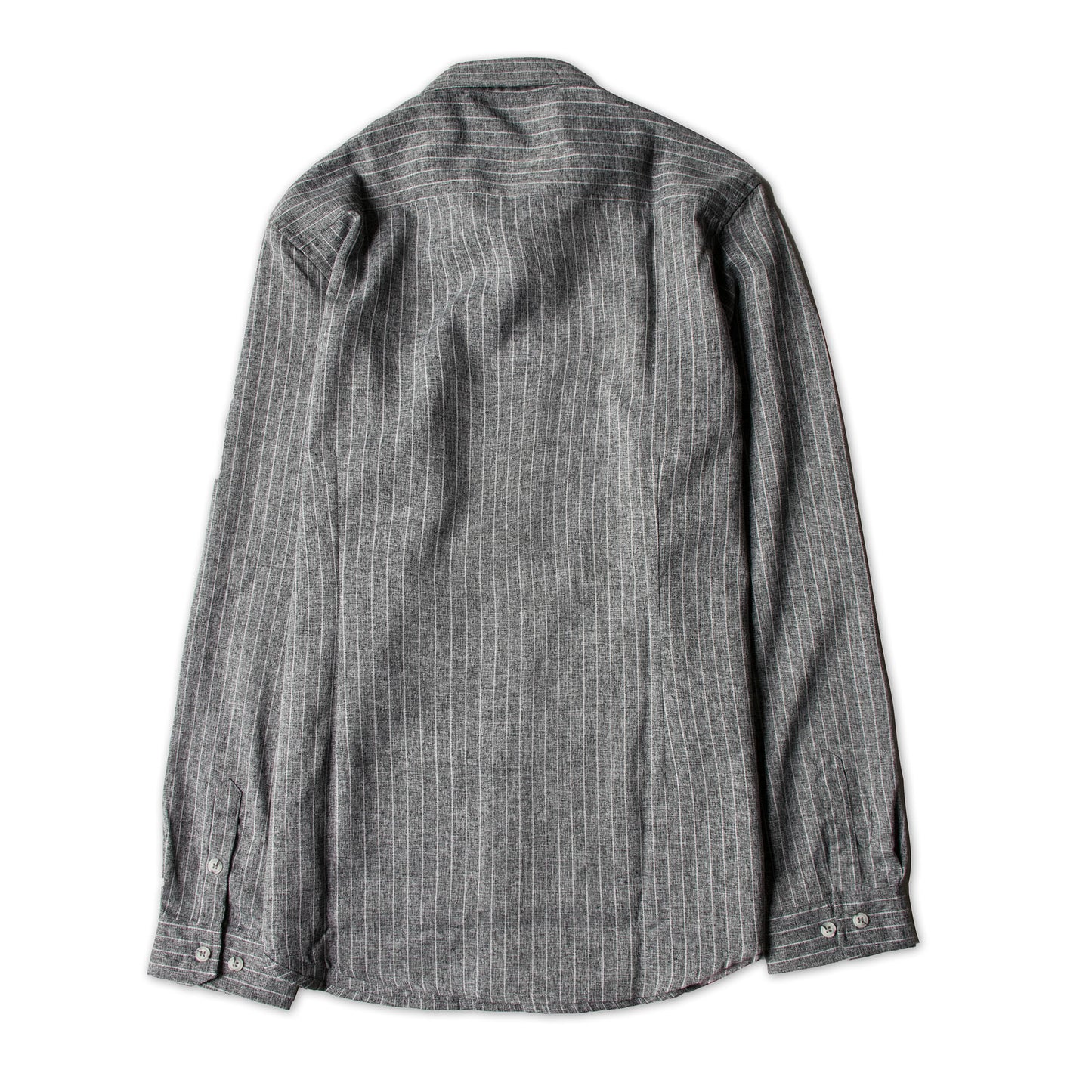 British yuppie style men's retro striped shirt high-end business casual non-iron suit long-sleeved shirt