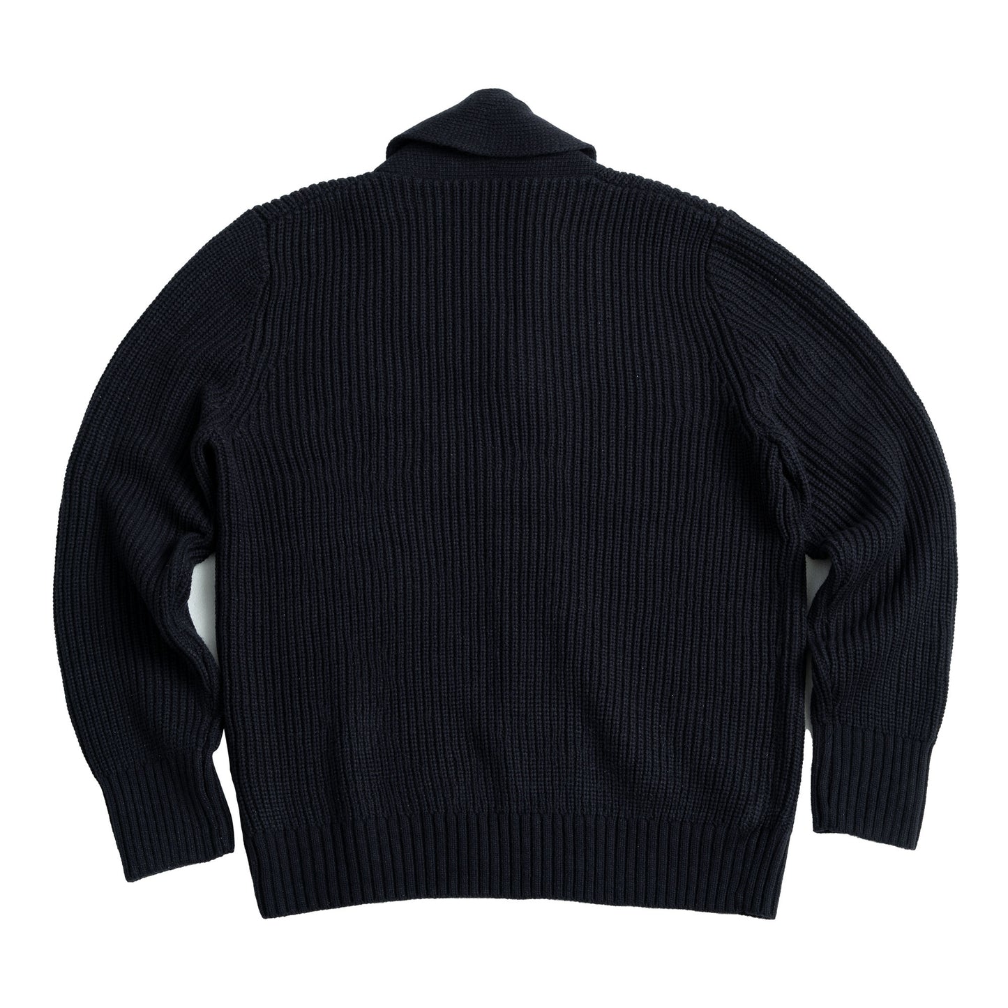 Italian Naples shawl collar sweater for men Heavy warm business gentleman knitted cardigan jacket