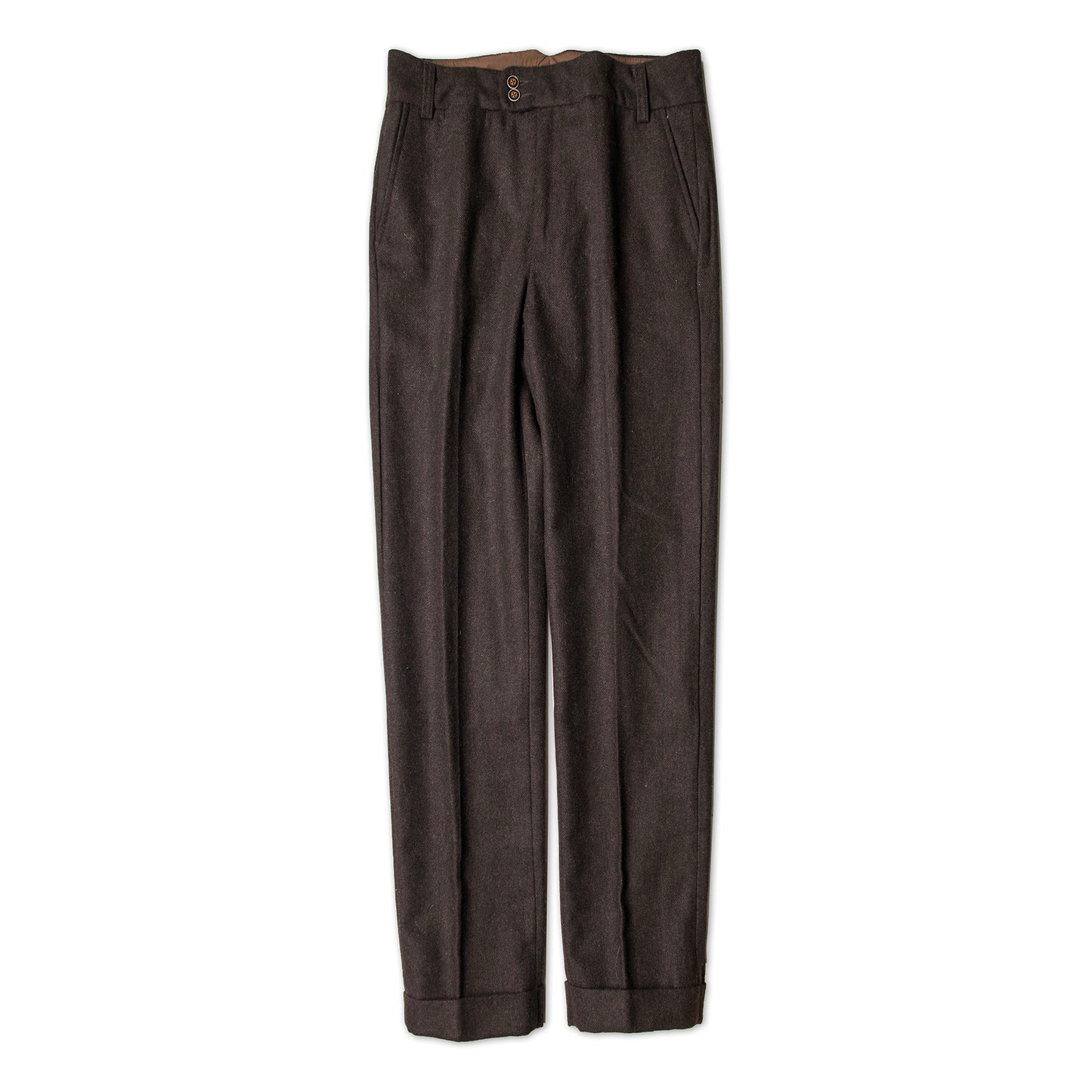 SOARIN original British retro style nine-point handsome pants men's wool tweed tapered casual suit pants