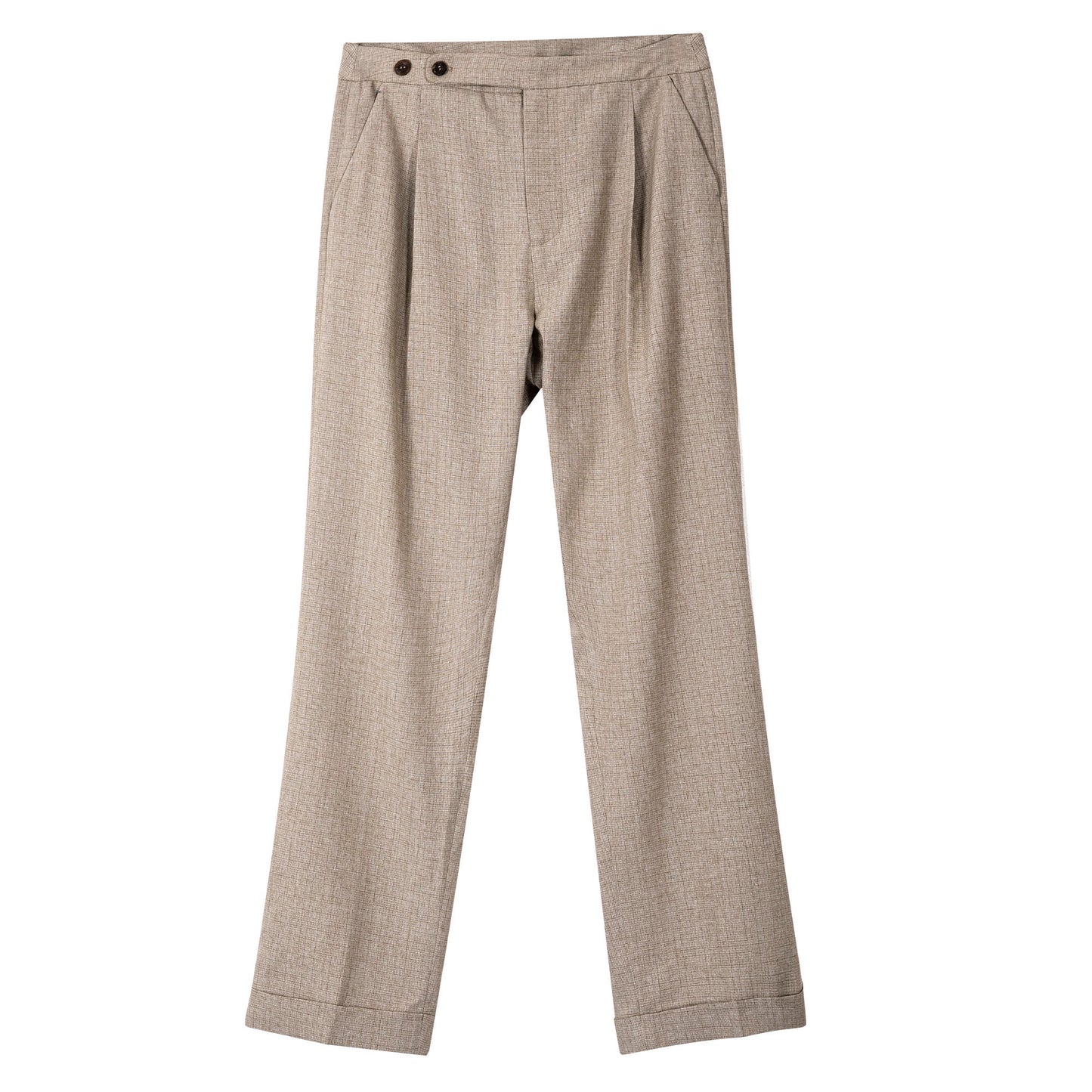 British retro style plaid suit pants men's summer thin style business casual slim drape nine-point pants