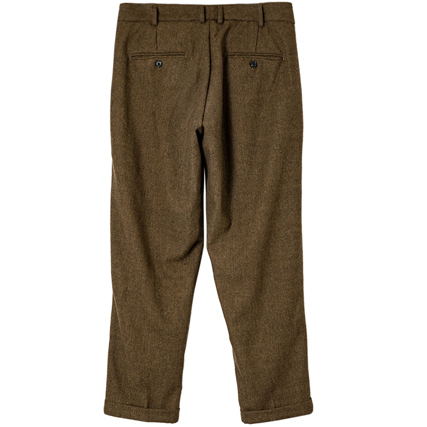 SOARIN original British retro wool trousers men's vintage style Gurga casual straight high waist suit nine-point trousers