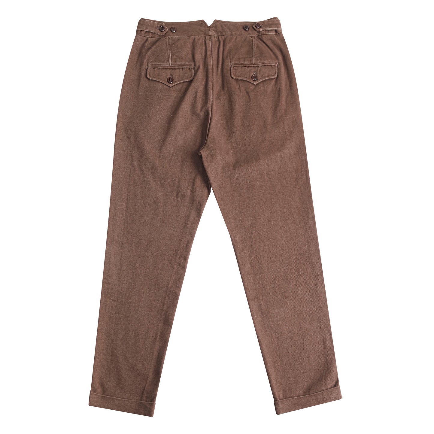 Ami Khaki Carrot Pants Men Retro American Workwear Style Straight Casual Gurga Nine-Point Suit Trousers