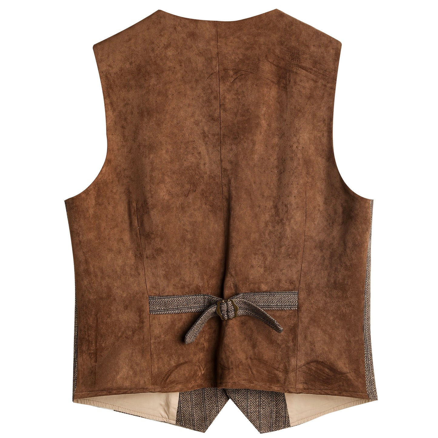 British style retro striped suit vest for men woolen business casual slim fit patchwork suit vest