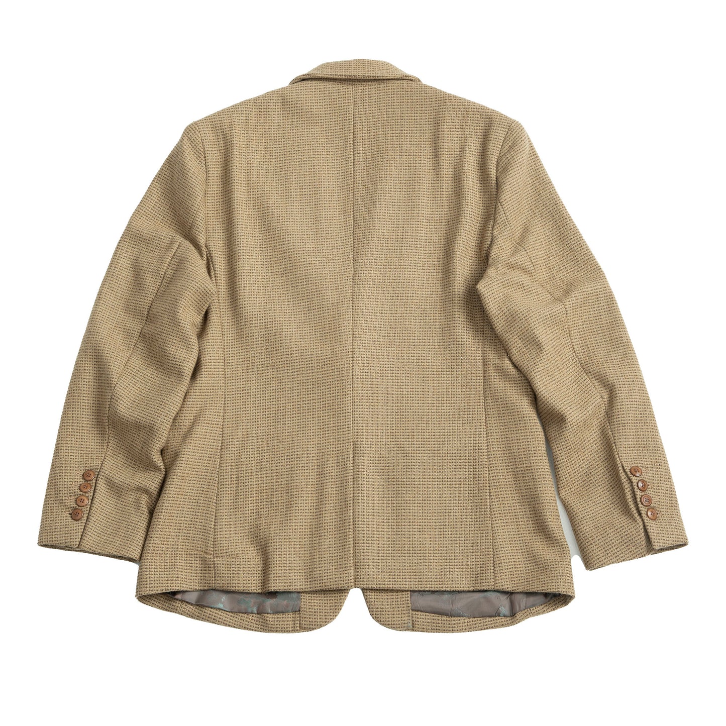 Waffle British retro wool suit jacket for men Business casual slim suit
