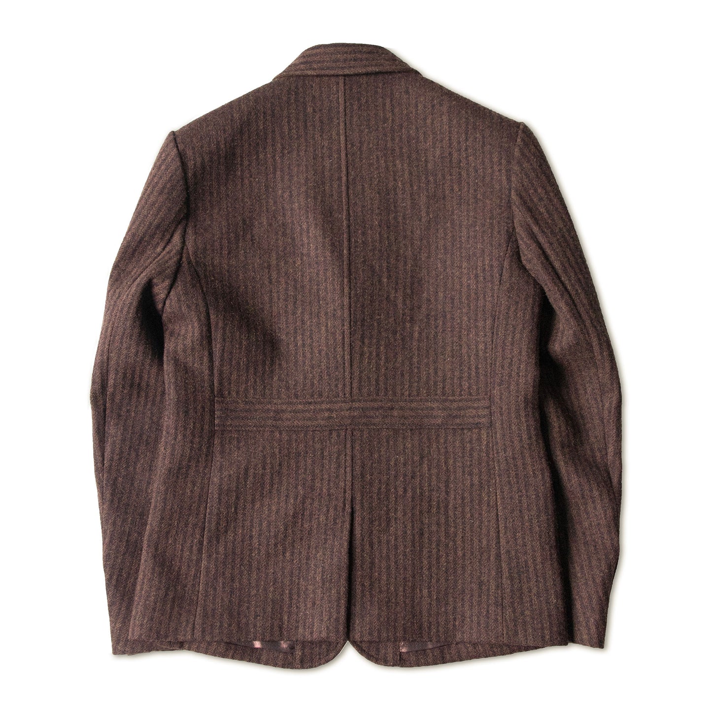 British retro wool men suit jacket Striped coarse pattern business formal casual slim suit