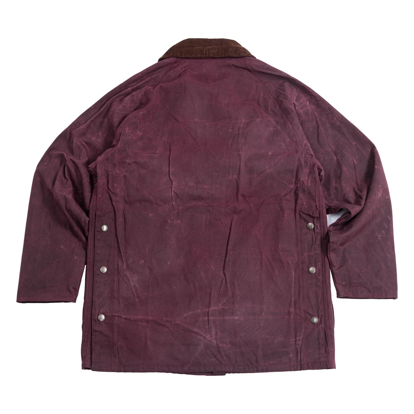 American workwear retro style waxed cloth jacket men's heavy windproof splicing casual loose hunting jacket