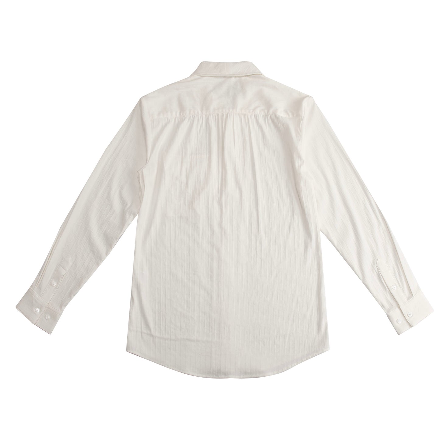 Men's Italian Naples long-sleeved shirt retro Windsor collar high-end casual business striped long-sleeved shirt