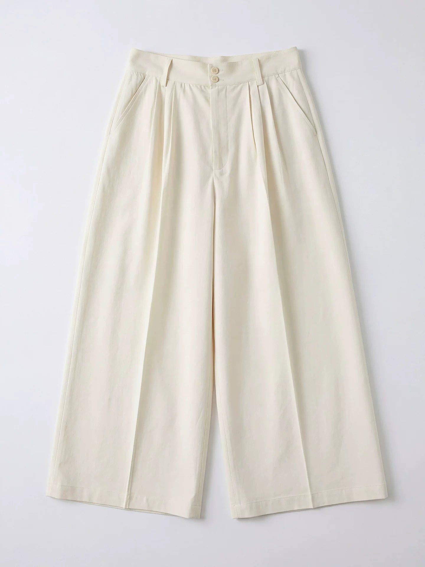 SOARIN Loose Fit Cotton Viscose Blend Trousers JITZ262TF258