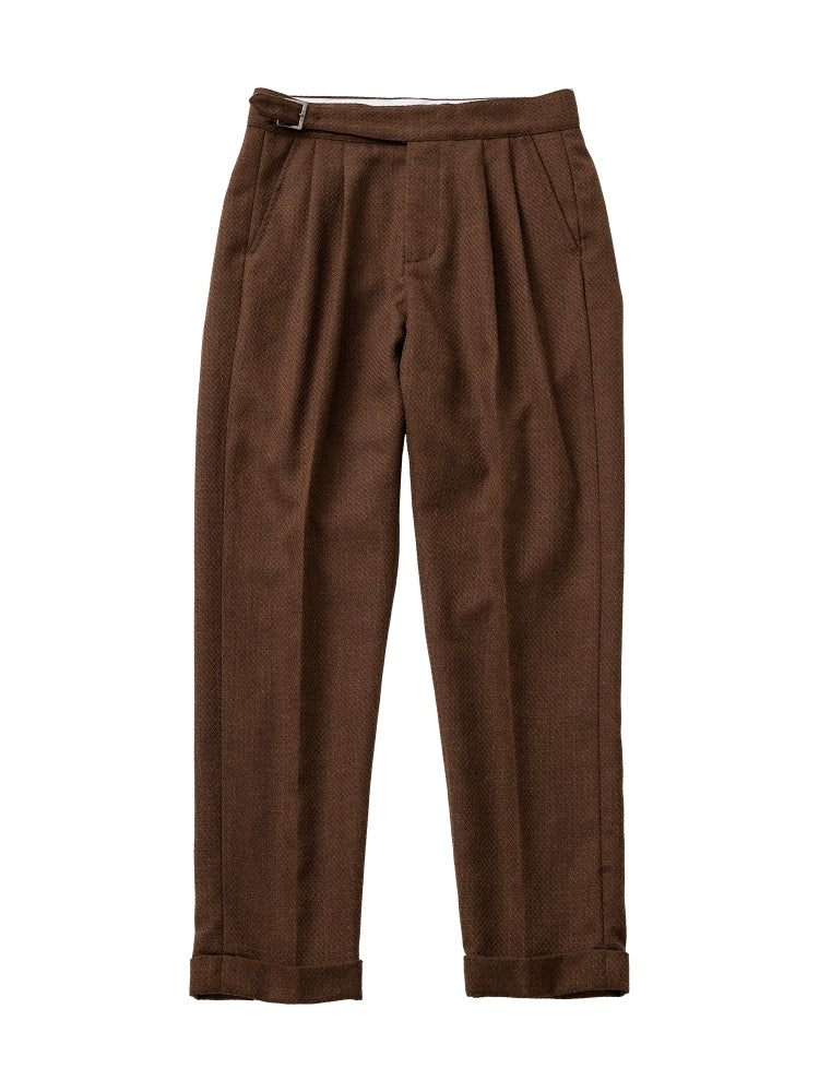 Soarin Naples Textured High-Waisted Business Commuter Trousers