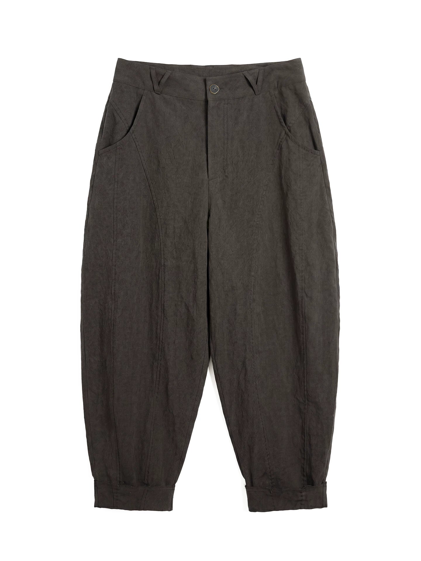 SOARIN Artisanal Vintage Balloon Fit Lycoal Blend Casual Trousers PPZ262TF269