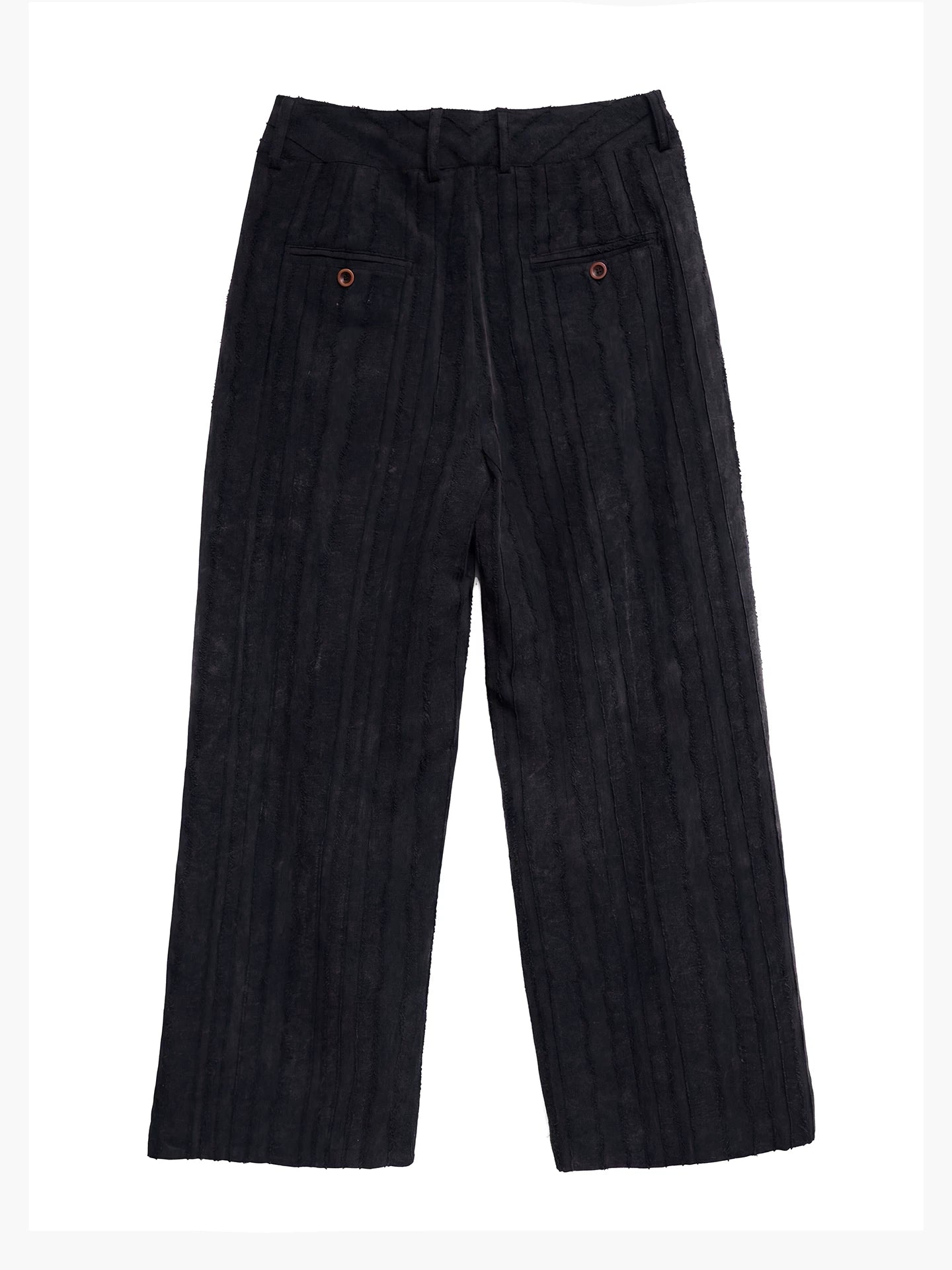 SOARIN Vintage Amekaji Wide Leg Textured Jacquard Cotton Casual Trousers PNZ262TF264