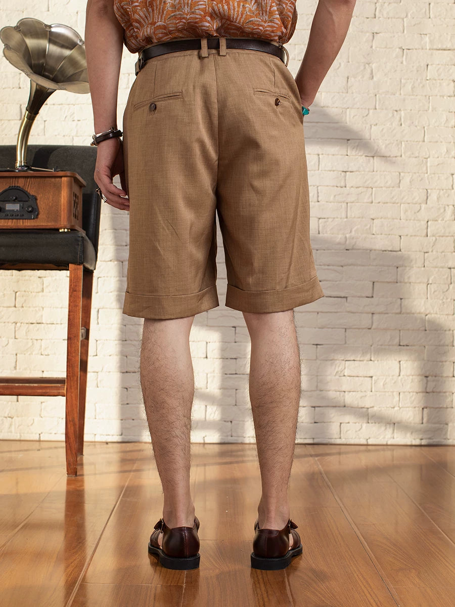 SOARIN Amekaji Regular Fit Polyester Shorts JIVZ242TF147