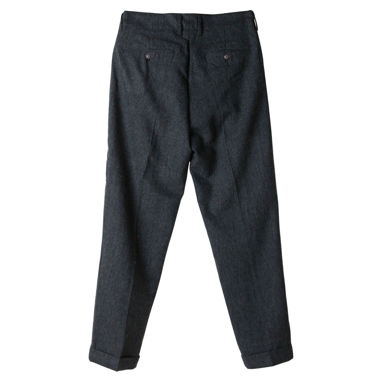 British retro style straight suit pants for men wool business casual slim fit tapered nine-point pants