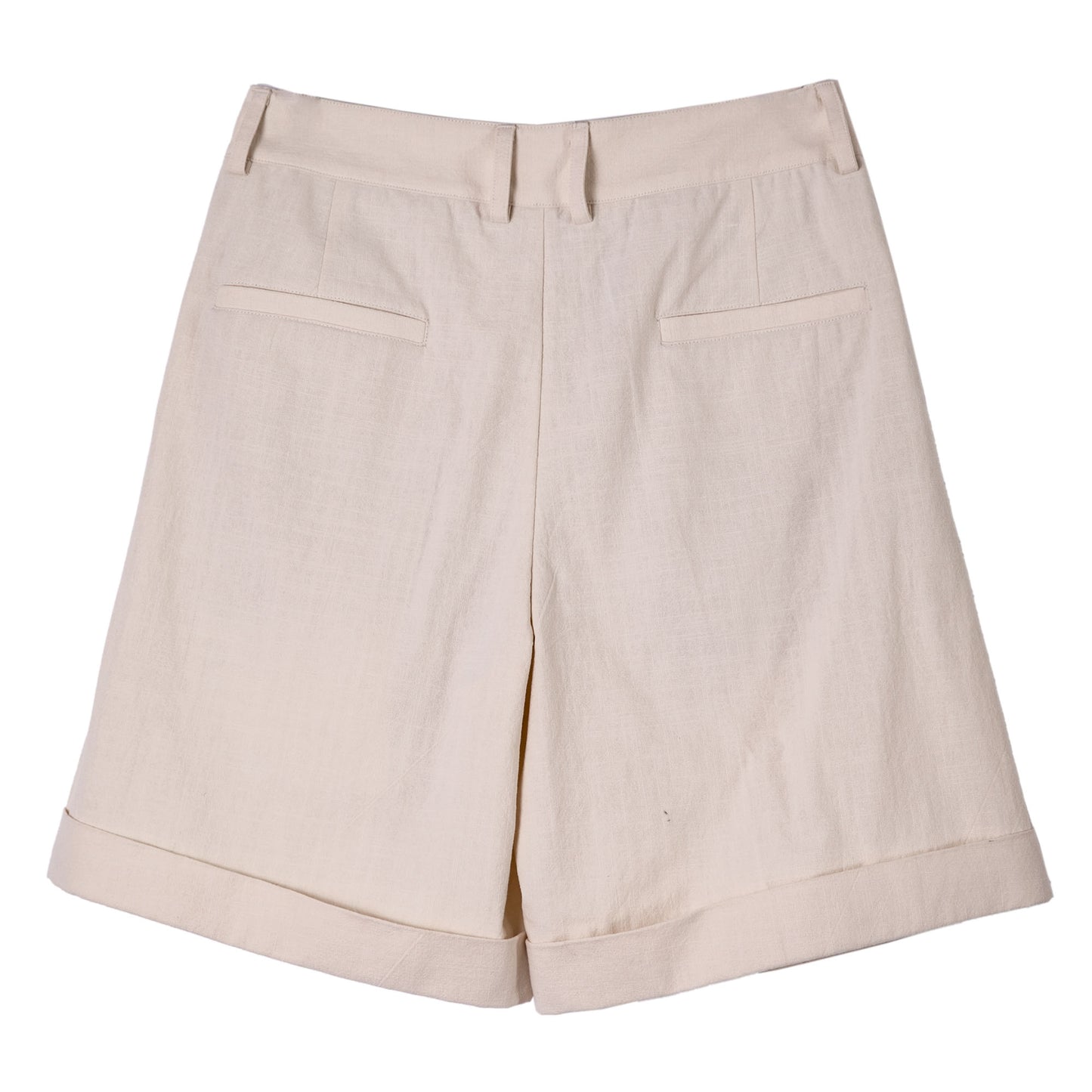 British style retro Naples shorts men's pure cotton business casual straight Bermuda shorts
