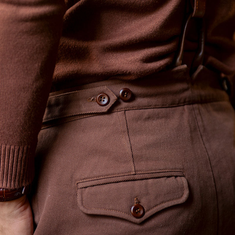 Ami Khaki Carrot Pants Men Retro American Workwear Style Straight Casual Gurga Nine-Point Suit Trousers