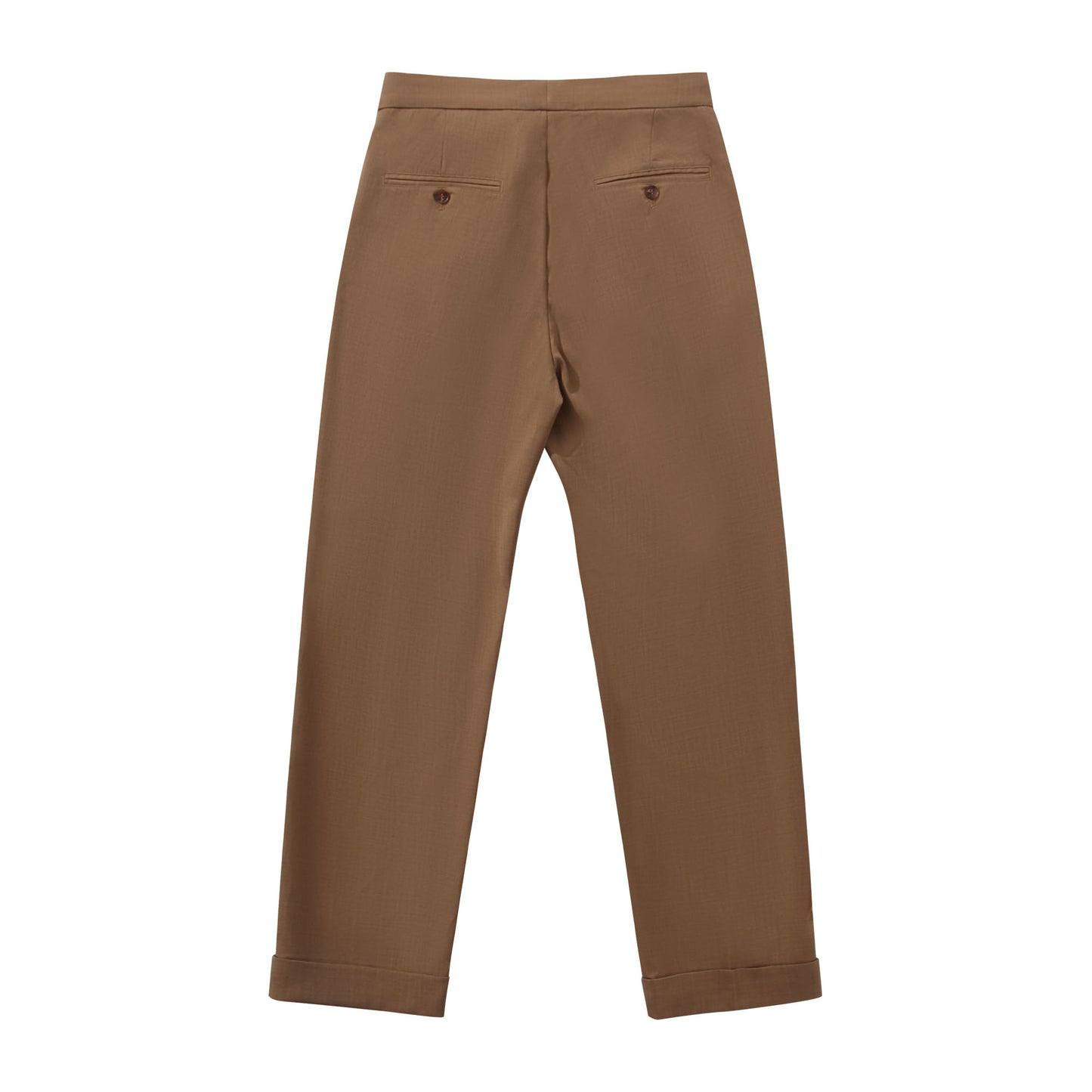 Italian Naples plaid trousers men's retro style business gentleman casual straight nine-point trousers
