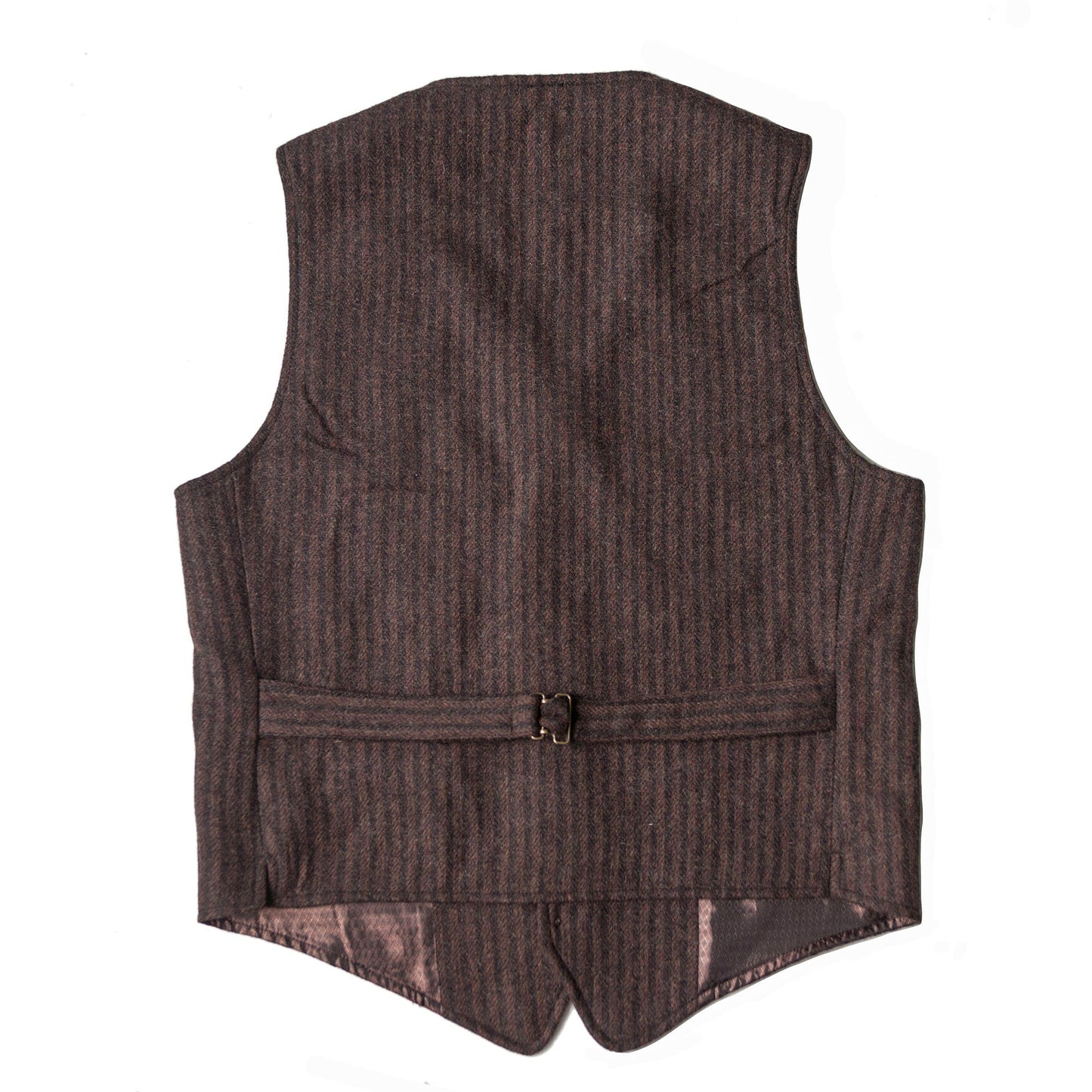 Independent retro yuppie wool vest men British business formal striped vest suit vest