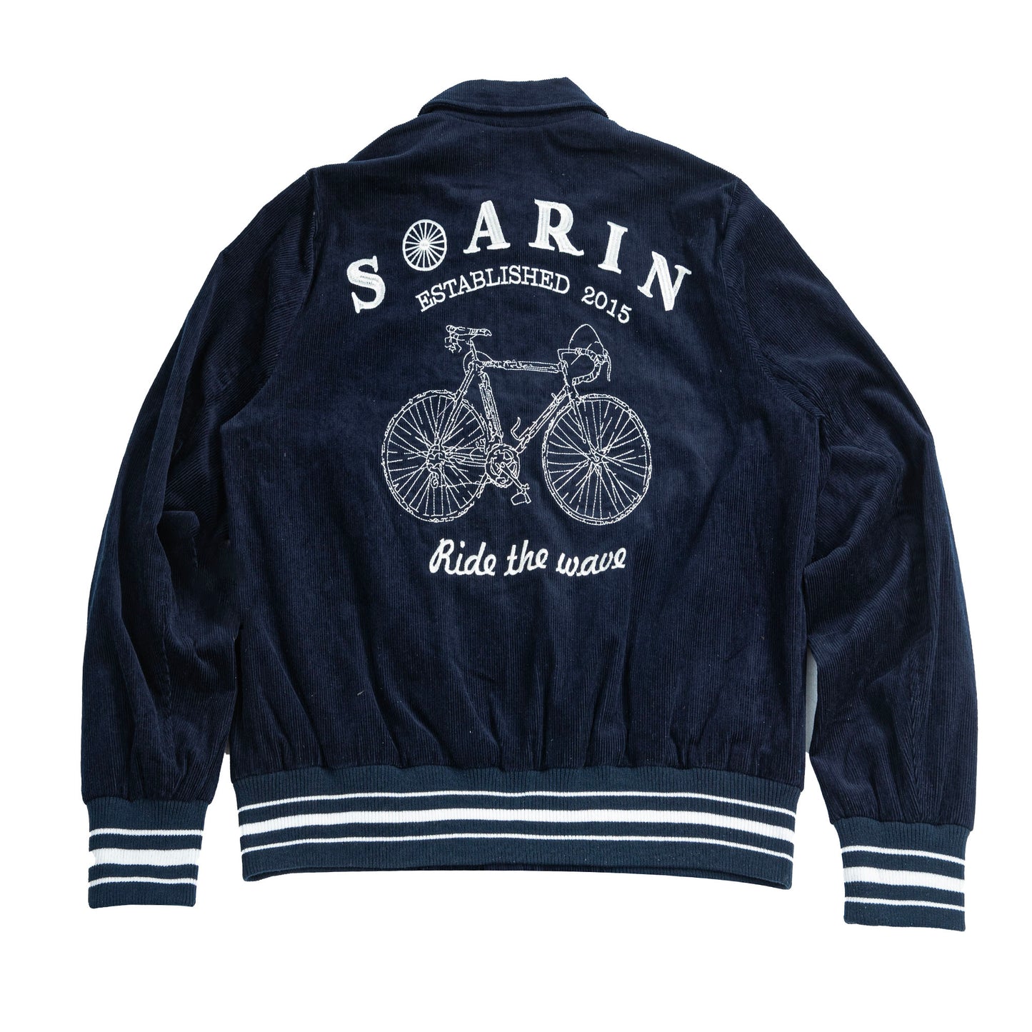 American retro style corduroy jacket men's winter warm embroidery casual loose baseball jacket