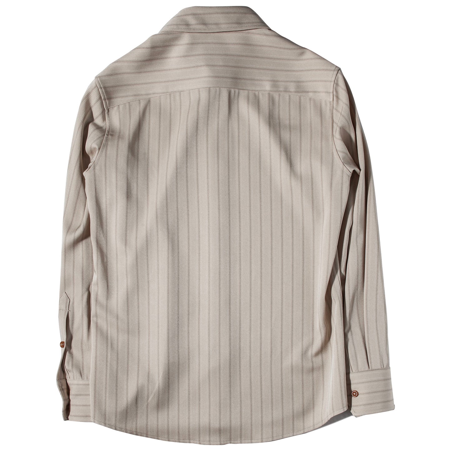 British style high-end French shirt men's Vintage retro yuppie suit striped long-sleeved shirt