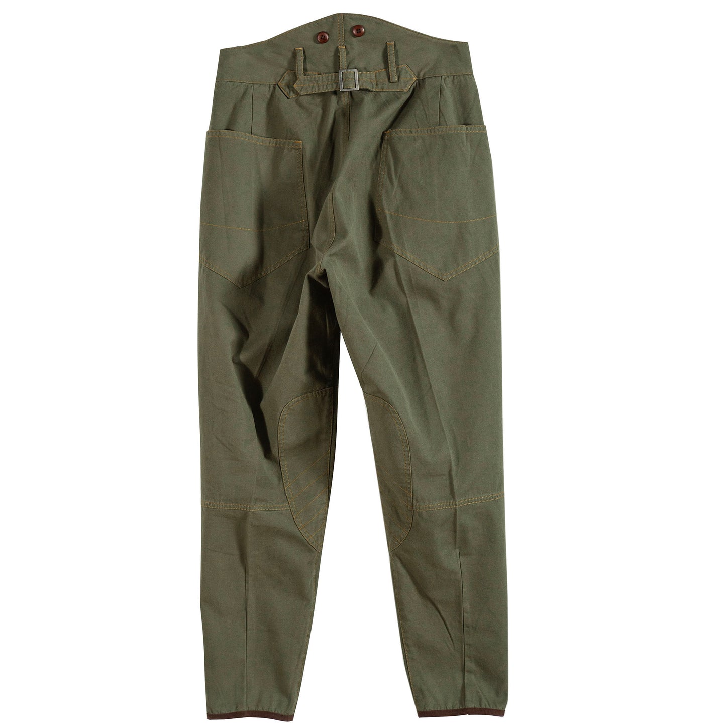American retro style cycling pants men's Ami khaki workwear style casual slim breeches skinny nine-point pants