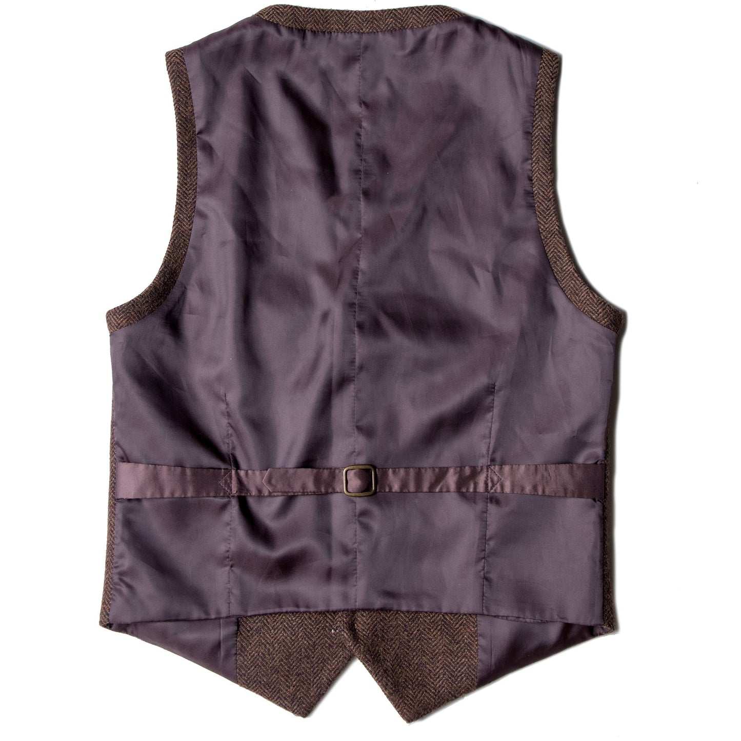 Independent retro British tweed suit vest men's vintage inspiration patchwork suit vest wool vest