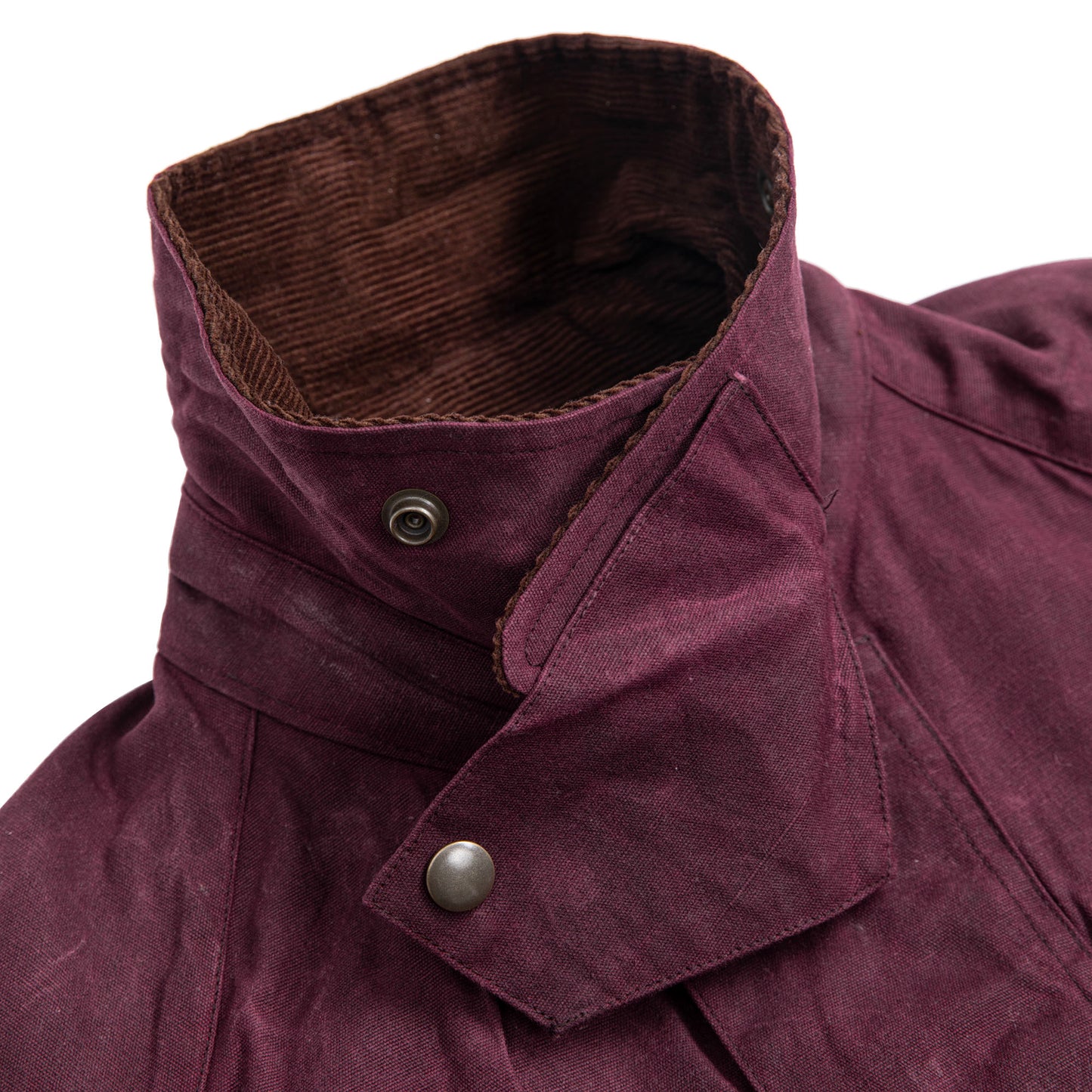 American workwear retro style waxed cloth jacket men's heavy windproof splicing casual loose hunting jacket
