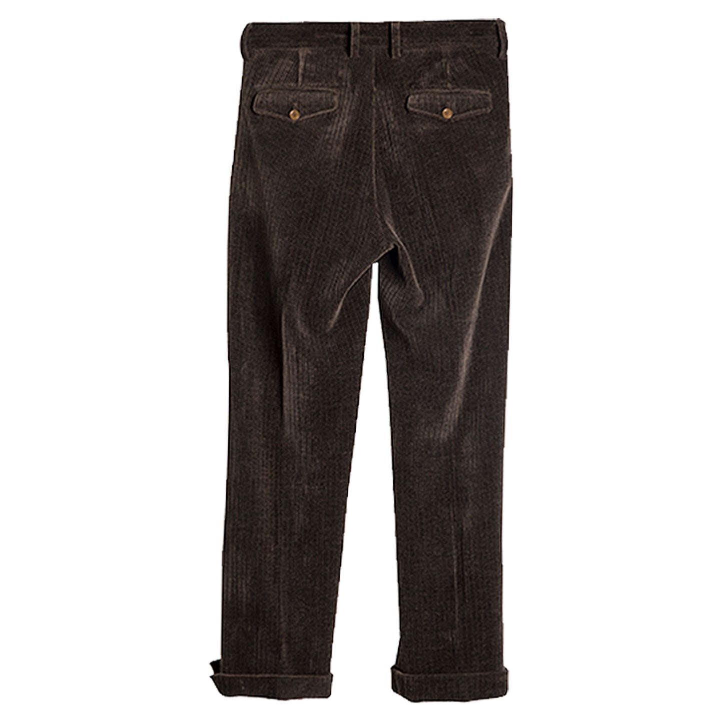 British retro style corduroy straight pants men's winter corduroy drape casual loose wide-leg suit trousers