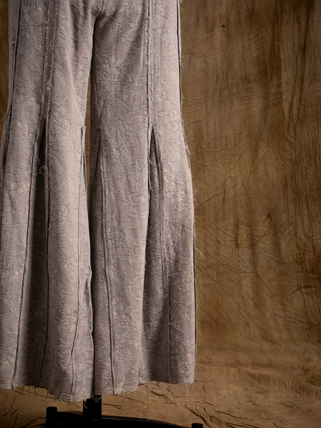 SOARIN WORLD Wide Leg Pleated Cotton Linen Trousers N-DCZ242TF01