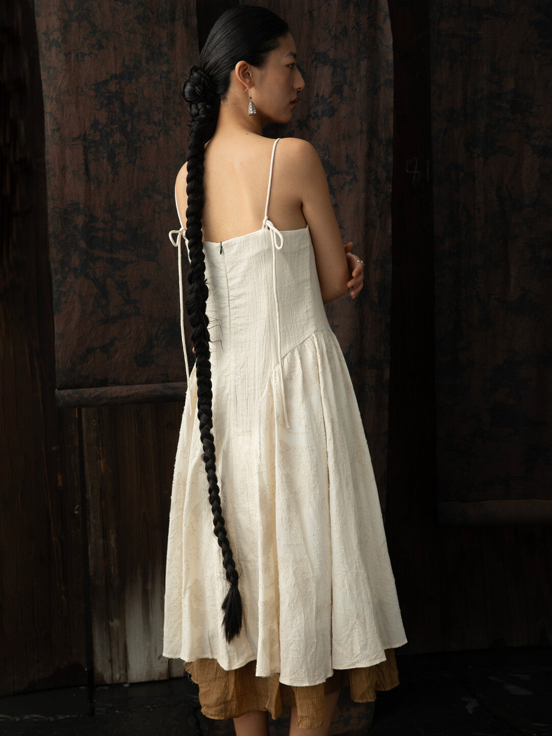 SOARIN WORLD Fit and Flare Cotton Rayon Slip Dress N-DCZ252TQ23