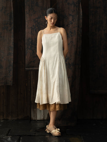 SOARIN WORLD Fit and Flare Cotton Rayon Slip Dress N-DCZ252TQ23