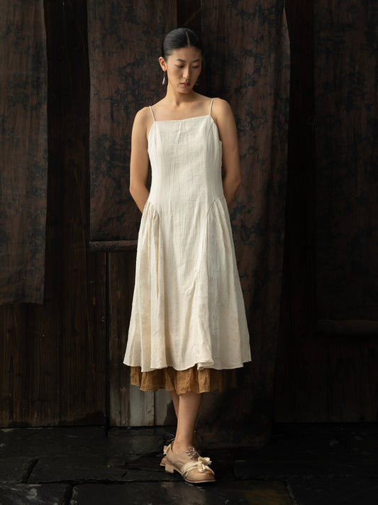 SOARIN WORLD Fit and Flare Cotton Rayon Slip Dress N-DCZ252TQ23