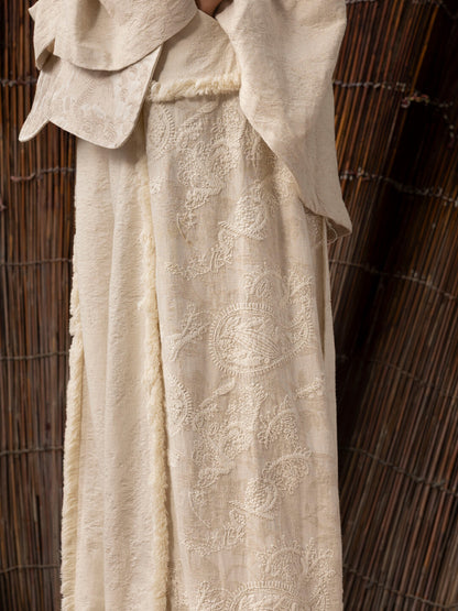 SOARIN WORLD Neo-Oriental Heritage Wide Leg Pants Linen Blend Casual Trousers N-DCZ242TF04