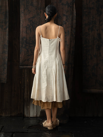 SOARIN WORLD Fit and Flare Cotton Rayon Slip Dress N-DCZ252TQ23