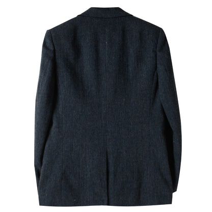 Retro British style woolen suit jacket for men yuppie business formal casual suit