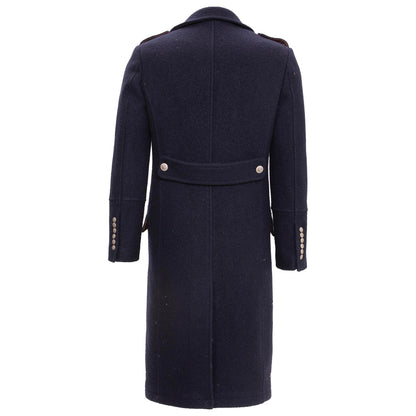 Retro British style 100% wool coat for men Business suit windbreaker jacket mid-length autumn and winter windbreaker jacket