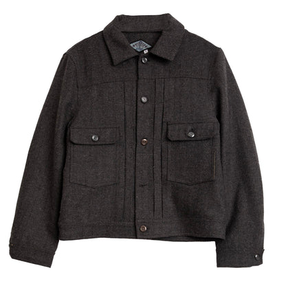American retro style heavyweight work jacket men's Ami khaki motorcycle clothing casual wool ranch coat