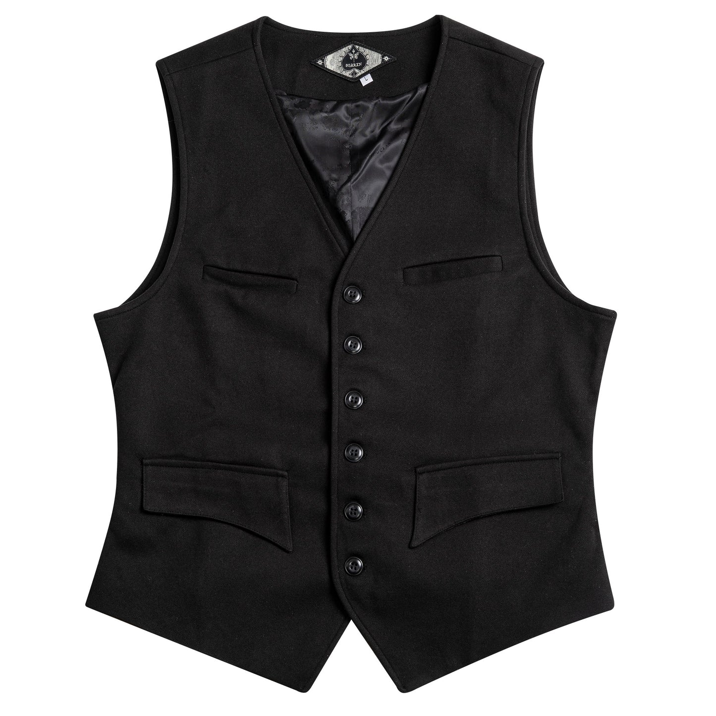 British style retro woolen suit vest for men High-end business casual slim suit vest