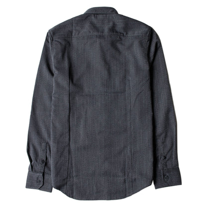 British style retro formal striped shirt men's autumn and winter business casual long sleeve non-iron suit shirt