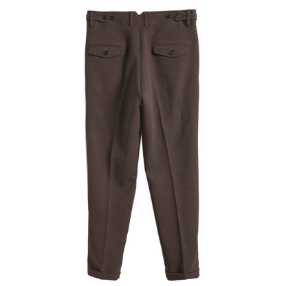 SOARIN original retro style Naples trousers men Italian autumn and winter drape casual slim fit nine-point trousers