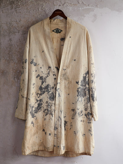 SOARIN WORLD Artistic Avant-Garde Loose-Fit Cotton Long Trench Coat DCZ233TJ39