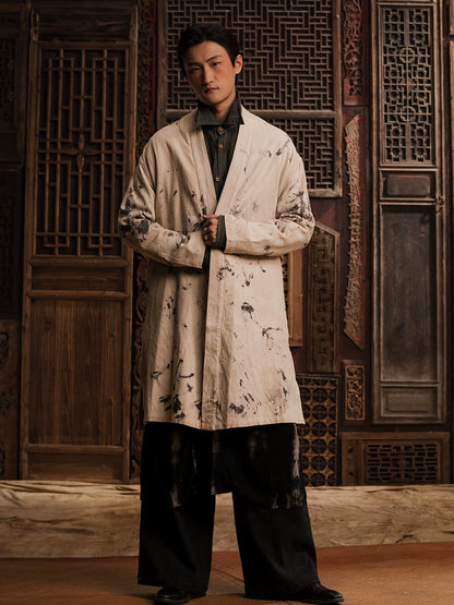 SOARIN WORLD Gai Yu Xia Heritage Series Relaxed Fit Plant-Dyed Xiaoke Robe DCZ233TJ39