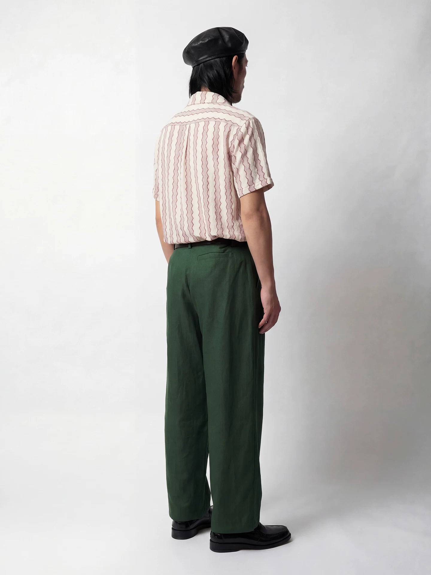 SOARIN Casual Vintage Regular Fit Linen Tencel Blend Casual Trousers JITZ262TF267
