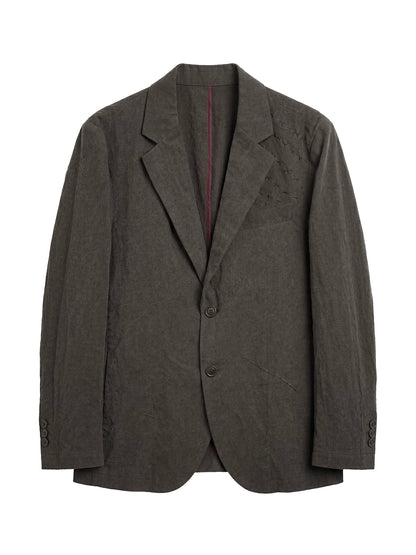 SOARIN Artisanal Vintage Relaxed Fit Lyocell Blend Casual Blazer  PPZ2622XZ137