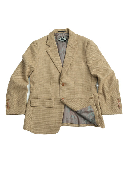 SOARIN【华夫格】英伦复古羊毛呢西装外套男绅士感商务休闲单西服